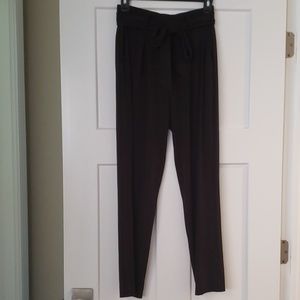 Express XS high waisted pull on black dress pants